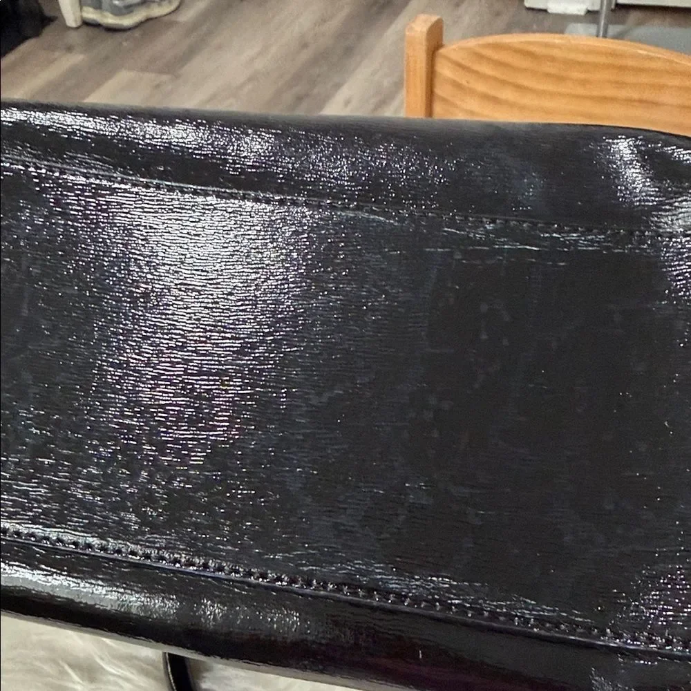Michael Kors Shiny Black Satchel - Picture 7 of 12